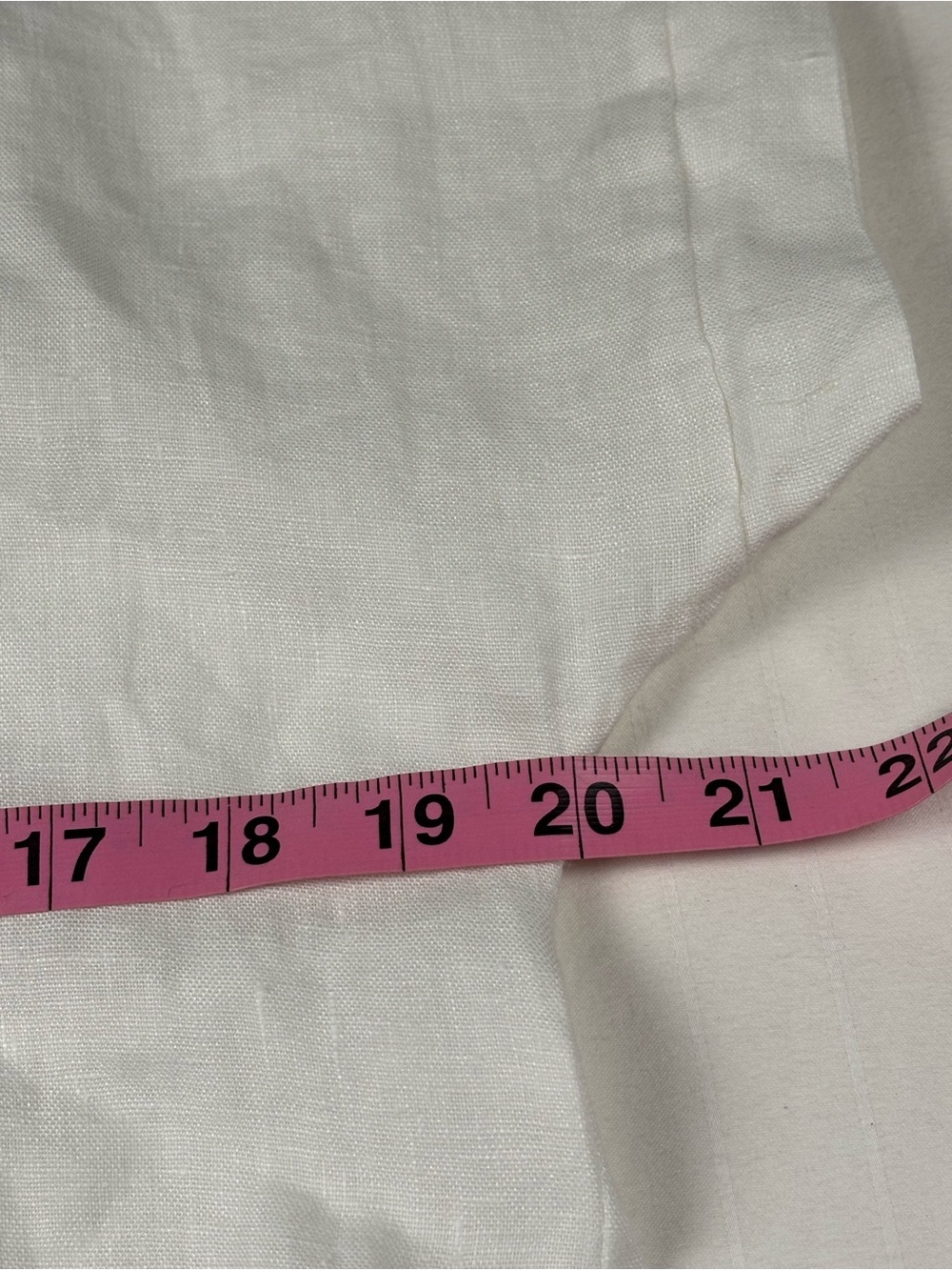 Terzo Millennio Relaxed White Short-Sleeve Linen-Tunic top High-Low Hem Italian - Picture 10 of 15